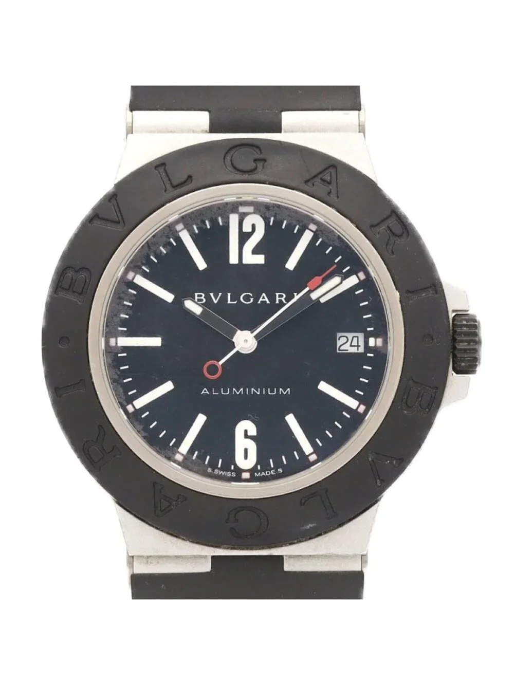 Bvlgari Aluminum Automatic Watch Black
